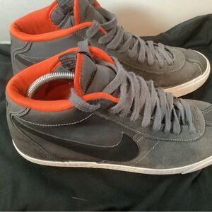 Nike Bruins Men's Charcoal and Orange High-Top Sneakers Size 11